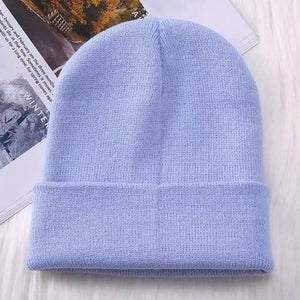 Winter Hats For Men Woman New Beanies Knitted Solid Cute Hat Girls Autumn Female Beanie Caps Warmer Stylish Ladies Casual Cap Outdoor Winter Adult Neutral Warm Hats Candy Color Knitted Woolen Hat for Women Men