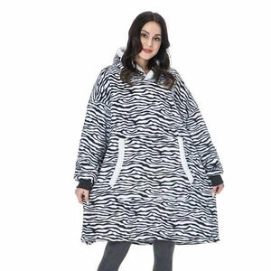 Winter Oversized Wearable Blanket Women Hoodies Sweatshirt TV Blanket With Sleeves Pullover Warm Soft Unisex Hoody Comfortable Sweatshirts For Autumn