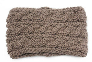 Winter Soft Wool Knit Warm Lightweight Ear Protection Crochet Headbands Elegant Turban Outdoor Sports Headwear Hair Ribbons Hair Accessories For Girl