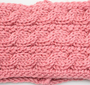Winter Soft Wool Knit Warm Lightweight Ear Protection Crochet Headbands Elegant Turban Outdoor Sports Headwear Hair Ribbons Hair Accessories For Girl