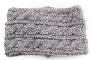 Winter Soft Wool Knit Warm Lightweight Ear Protection Crochet Headbands Elegant Turban Outdoor Sports Headwear Hair Ribbons Hair Accessories For Girl