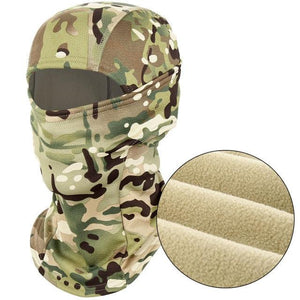 Winter Warmer Fleece Tactical Balaclava Full Face Mask Ski Paintball Running Hunting Hiking Cycling Sports Snowboard Scarf Men Motocross Summer Men Face Scarf Mask Sunscreen Dustproof Army Cycling Hunting Fishing Tactical Airsoft Hat