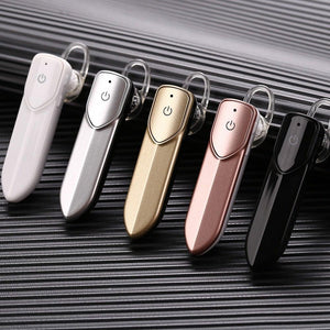 Wireless Bluetooth Headset Business Hands Free Long Standby V5.0 Earphones Waterproof Sport Earbuds With Microphone For Driving