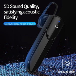 Wireless Bluetooth Headset Business Hands Free Long Standby V5.0 Earphones Waterproof Sport Earbuds With Microphone For Driving