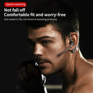 Wireless Headphones With Microphone Bluetooth Con Headset Earphones Updated Design with Industry Leading Sound & Improved Comfort, Long Wireless Range, Up to 24 Hours of Talk Time
