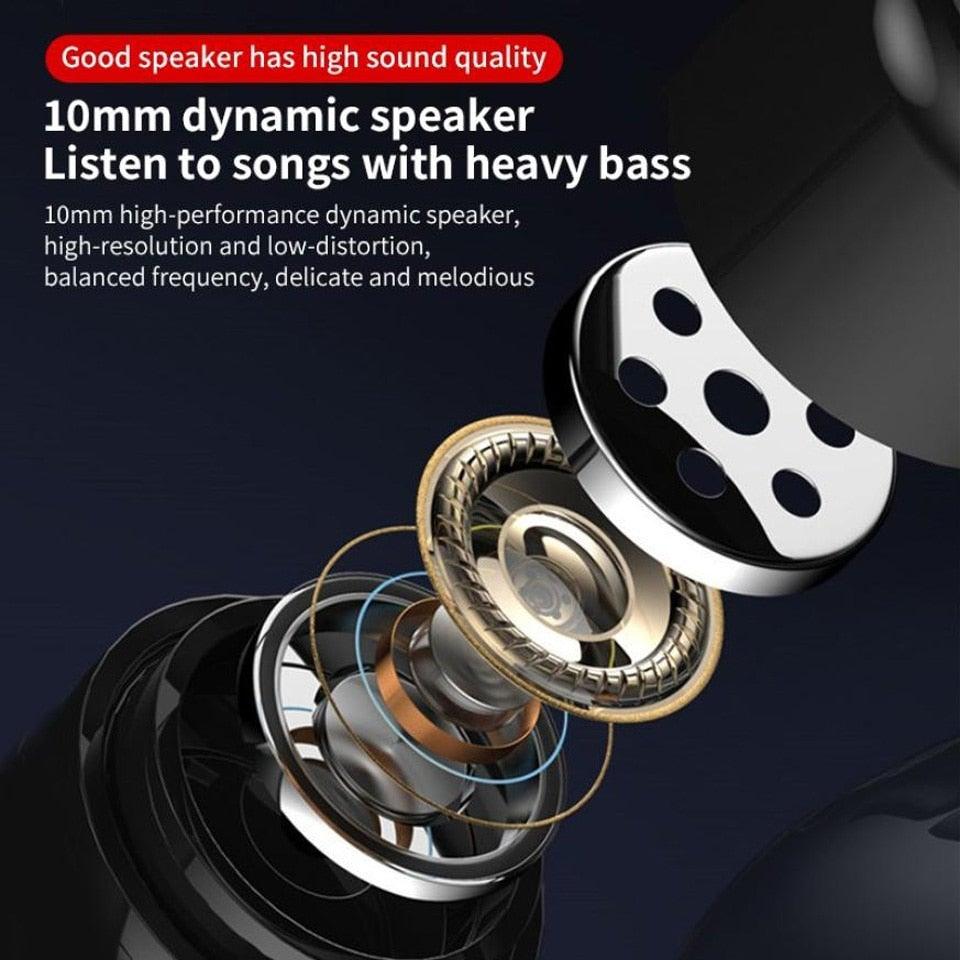 Wireless Headphones With Microphone Bluetooth Con Headset Earphones Updated Design with Industry Leading Sound & Improved Comfort, Long Wireless Range, Up to 24 Hours of Talk Time