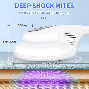 Wireless Mite Remover Cleaning Machine with 11KPa Powerful Suction
