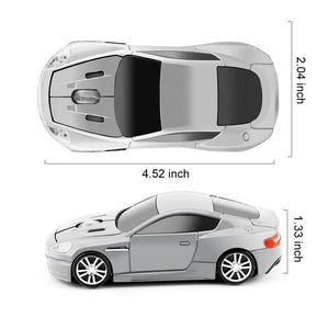 Wireless Mouse Blue Car Shaped Design 1600DPI Mouse USB Optical  Ergonomic 3D Sports Car Mice For Laptop