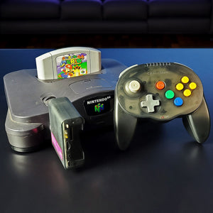 N64 / Switch / PC Wireless Controller Clear Black