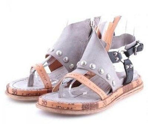Woman Sandals Flat Casual Summer Sandals Women's Fashion Flip Flops Elegant Sandals Artificial Leather Platform Shoes Fashion Slides Ladies Lightweight Athletic Yoga Mat Sandals Slip On Thick Cushion Slippers Sandals