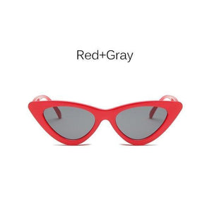 Women Elegant Black Summer Sunglasses Stylish New Popular Cat Eye Design Sunglasses For Woman New Small Eyewear Shades For Women Retro Summer Design Glasses