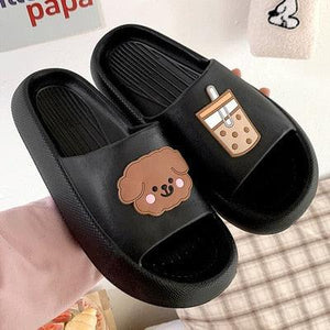 Women Flip Flops Indoor Soft Non Slip Slippers Summer Fashion New Flat Beach Casual Cats Dogs Shoes Open Toe Soft Slippers Soft Shower Bath Pool Gym House Slipper
