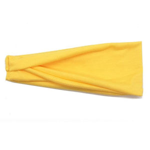 Women Headband Solid Color Twist Cotton Wide Turban Twisted Knotted Headwrap Girls Hairband Fashion Scrunchies Gorgeous Hair Accessories For Women