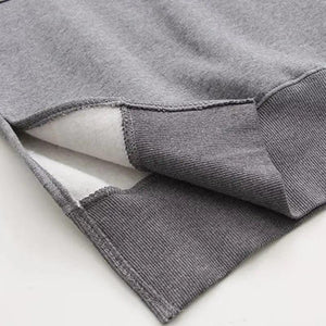 Women Loose Long Hoodie Casual Solid Color Hooded Sweatshirts Student's Autumn Winter Baggy Pullover Oversized Sweatshirt Dress