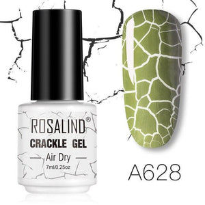 Women Nail Polishing Gel Quick-Dry UV Permanent Gel Nail Polish Multi Color Fashion Cracked Design For Girls and Womens