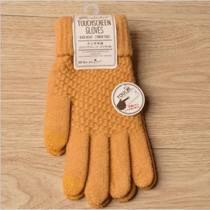 Women New Wool Knitted Gloves Winter Warm Thick Touch Screen Gloves Solid Mittens For Women For Winter Gloves Winter Touch Screen Gloves for Women and Men