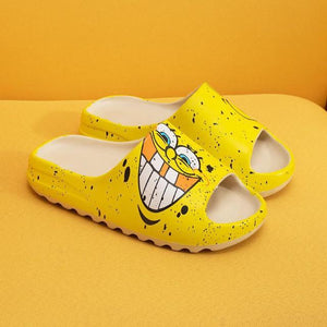 Women Platform Flat Slippers Outdoor Flip Flops Summer Beach Fashion Indoor Slippers Unisex Men Non-slip Slides Thick Sole Home House Cloud Cushion Sandals For Indoor And Outdoor