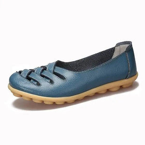 Women's Genuine Leather Flats Sandals Elegant Comfortable Soft Non Slip Design For Women