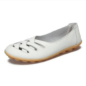 Women's Genuine Leather Flats Sandals Elegant Comfortable Soft Non Slip Design For Women