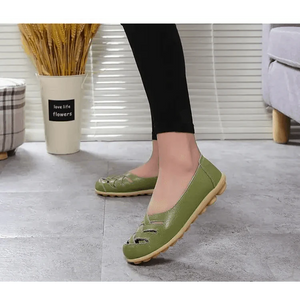 Women's Genuine Leather Flats Sandals Elegant Comfortable Soft Non Slip Design For Women