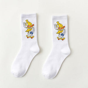 Women's Socks Combed Out Of Pure Cotton Colorful Cartoon Cute Funny Happy Kawaii Moon Strawberry Cactus Ankle Socks For Men And Women
