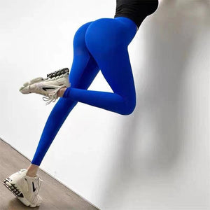 Women Seamless Leggings High Waist Elastic Push Up Leggings Women Lifting Leggings Seamless Workout Yoga Pants Fitness Solid Slim Sport Legging Pants Elegant Soft Female Leggings