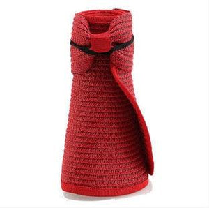 Women Summer Visors Hat Foldable Sun Cap Sun Visor Hats for Women Wide Women's Beach Summer Hat Women's Fedoras Large Beach Hats Lady Beach UV Protection Caps Soft Comfortable Hat
