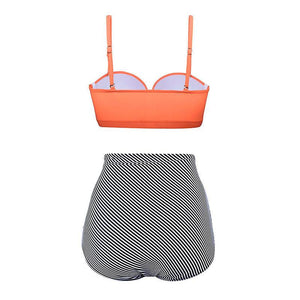 Women Swimsuits Vintage Push Up Polka Dot Plus Size Bathing Suits High Waist Bikini Underwire High Waist Swimsuit Bathing Suits Bikini Women Swimsuits Vintage Push Up Bathing Suits