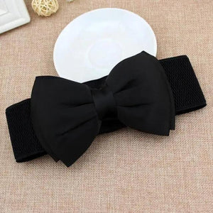 Women Vintage Stretch Belt Unique Black Elastic Design Stretchy Luxury Waistband Stylish Women Waist Belts