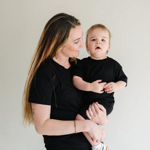 Women's Bamboo Tee & Bike Shorts - sold as separates