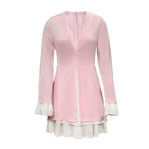 Women's Blazer Dress A Line Dress Mini Dress