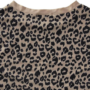 Women's Casual Leopard Print Tops Long Sleeve T Shirt Cute Blouse Graphic Tees