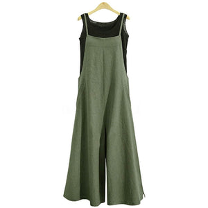 Women's Casual Loose Long Wide Leg Jumpsuits