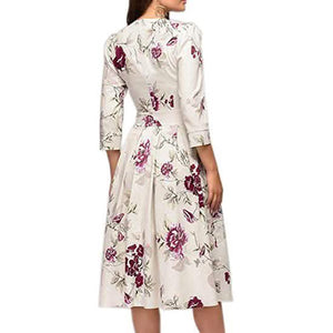 Women's Floral Vintage Dress