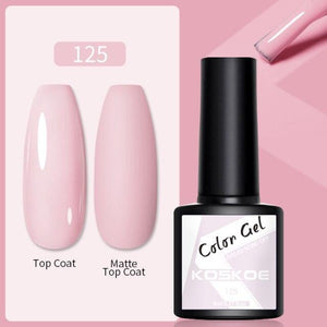 Womens Glossy Colorful 8ml Nail Gel Polish Permanent UV LED Summer Winter High Quality Fashion Design