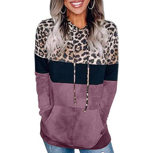 Women's Hoodie Sweatshirts Casual Animal Print