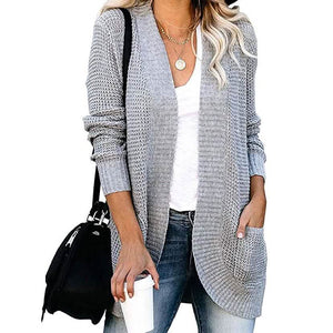Women's Long Sleeve Knit Cardigan Sweater