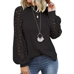 Women's Long Sleeve Lace Top