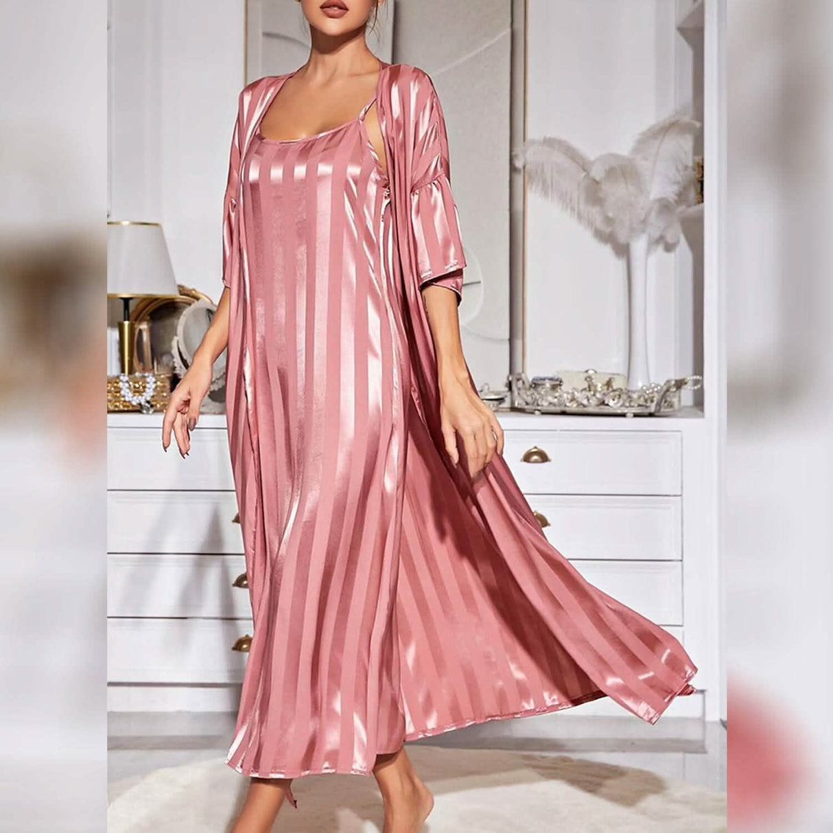 Women's Pajamas Bathrobe Robes Nightgown