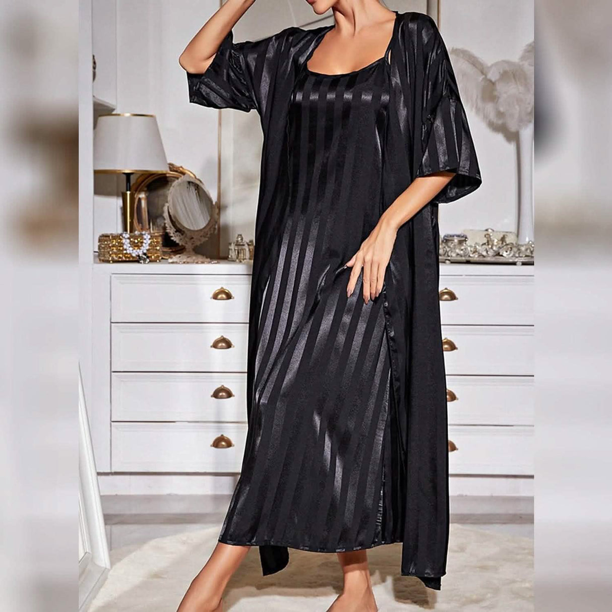 Women's Pajamas Bathrobe Robes Nightgown