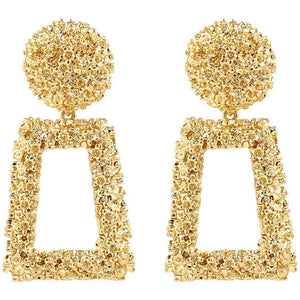Women's Rectangular Geometric Drop Earrings