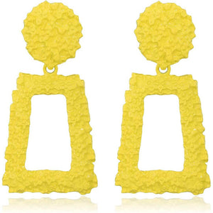 Women's Rectangular Geometric Drop Earrings
