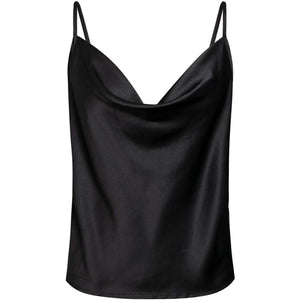 Women's Spaghetti Strap V-Neck Satin Suspender