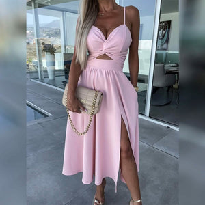 Women‚Äòs Split Cut Out Midi Dress