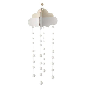 Wooden Hot Air Balloon Wind Chime Hanging Toys Baby Bed Bell Kids Room Decoration Wall Hanging Ornaments Nursery Decor Photo Props  For Kids Wind Chimes Decorations