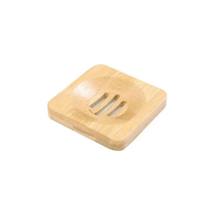Wooden Natural Bamboo Soap Dishes Tray Holder Storage Soap Rack Plate Box Container Portable Bathroom Soap Dish Storage Box Bathroom Wooden Soap Case Holder Home Hand Craft Natural Wood Dish Holder for Soap Sponge