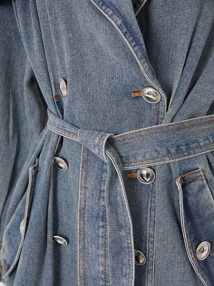 Denim Trench Coat