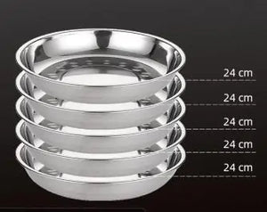 Stainless Steel Tableware Dinner Plate