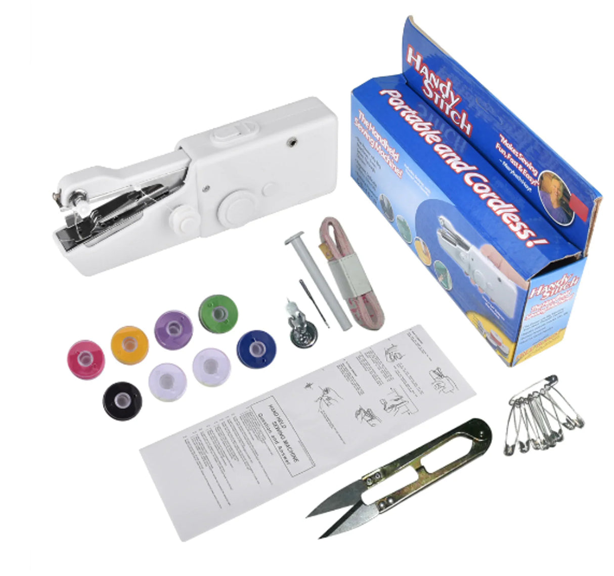 Handheld Sewing Machine Cordless Portable Electric Stitching Device