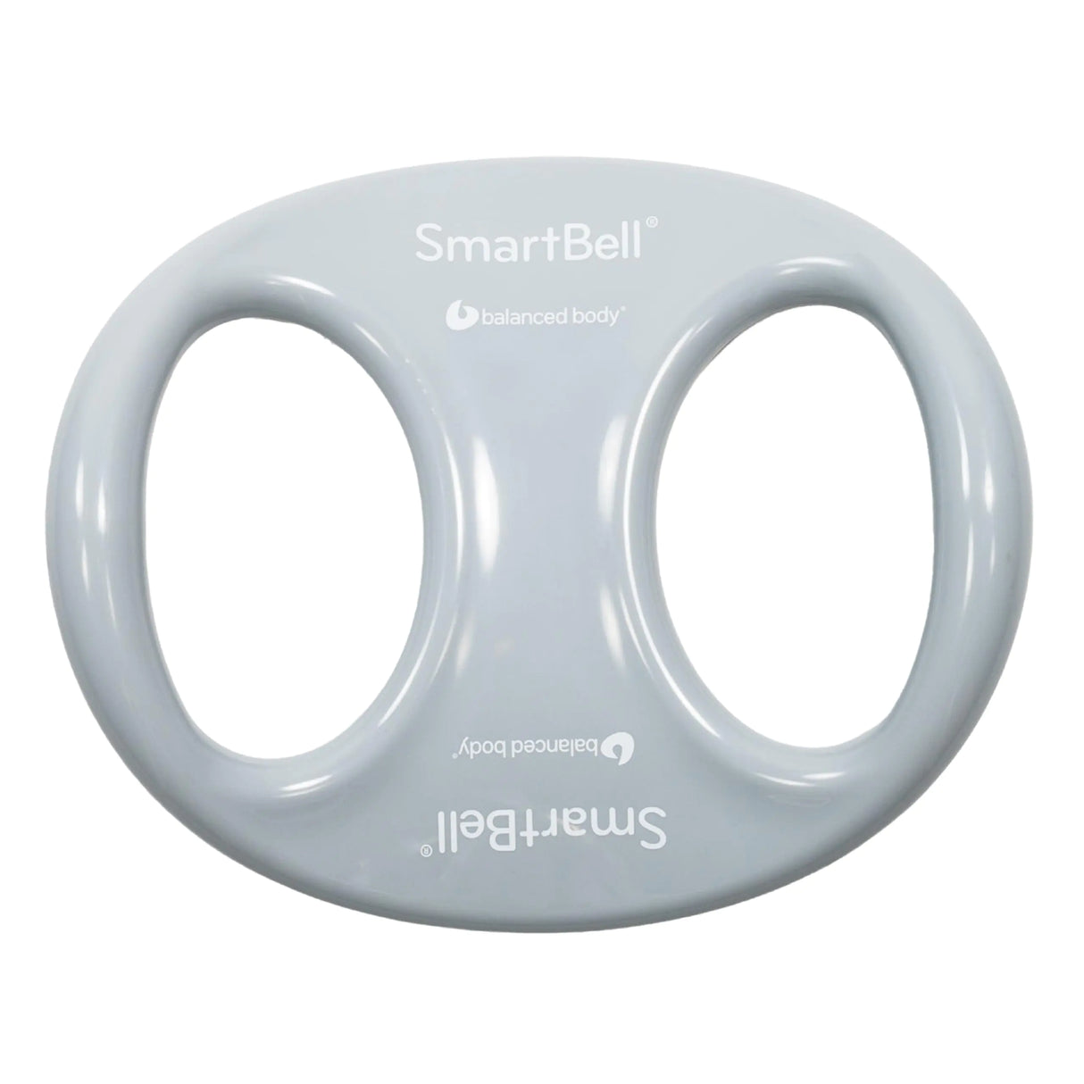 Balanced Body SmartBell Gray Pilates Props Stretch and Release Tool with Grips Strength and Core Training Weights 1.5 Pounds